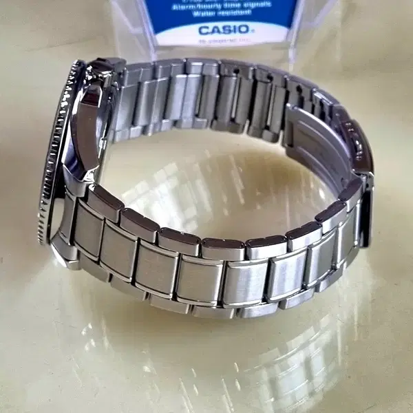 빈티지 극미품 유니콘 CASIO MDV-303D-7AV 백새치 청새치 흑새치 밀리터리 군사워치 다이버 카시오시계 - 6번째 이미지