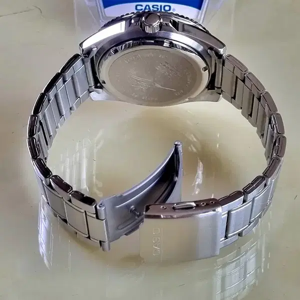 빈티지 극미품 유니콘 CASIO MDV-303D-7AV 백새치 청새치 흑새치 밀리터리 군사워치 다이버 카시오시계 - 9번째 이미지