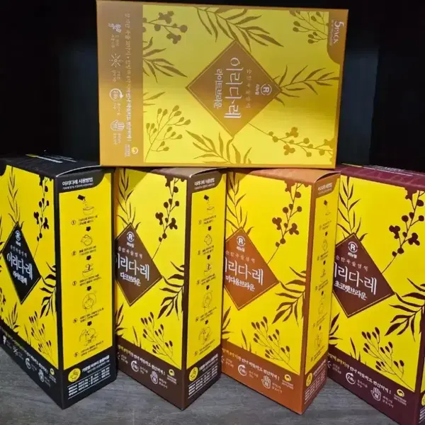 이리다레 물염색 2박스(30Gx5) 와칸 임산부 저자극 염색약